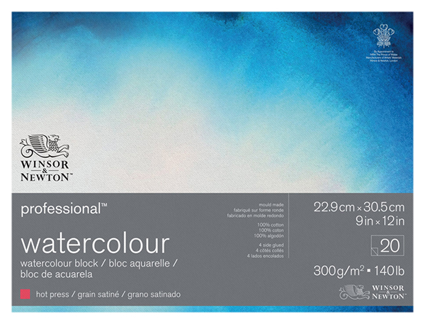 

Альбом-склейка Winsor & Newton Professional для акварели 22,9 x 30,5 см 20 л 300 г