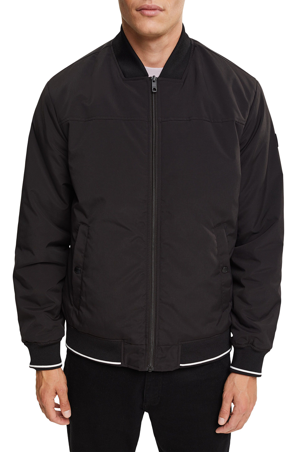 

Бомбер мужской Esprit Casual 072EE2G306 черный M, 072EE2G306