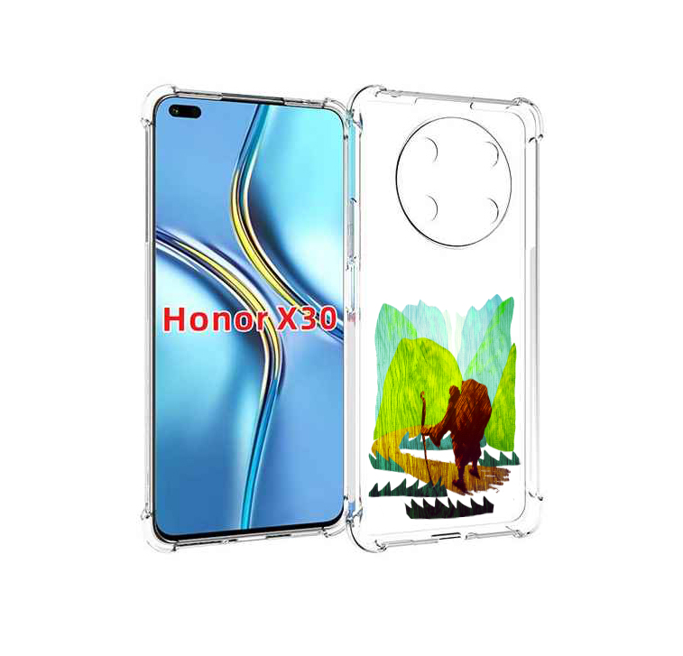 

Чехол MyPads Лесная тропа для Honor X30 / Magic4 Lite 5G, Прозрачный, Tocco