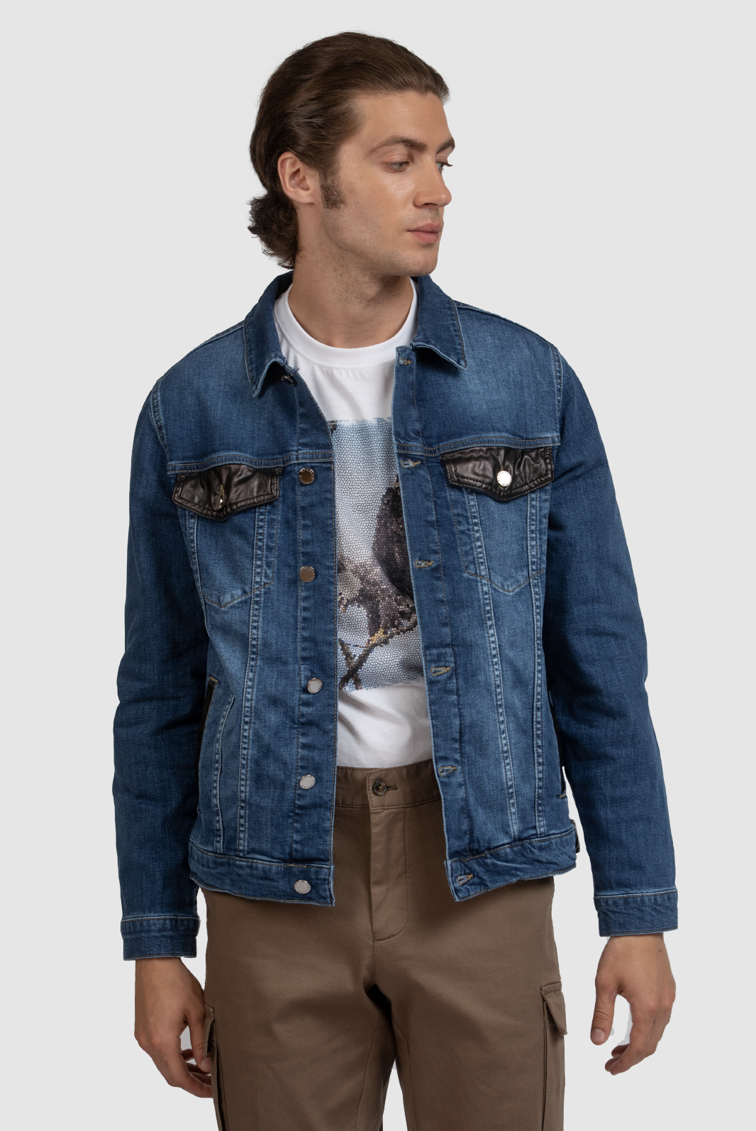 Джинсовая куртка мужская Kanzler 20S-JJW02-R/99 синяя XL