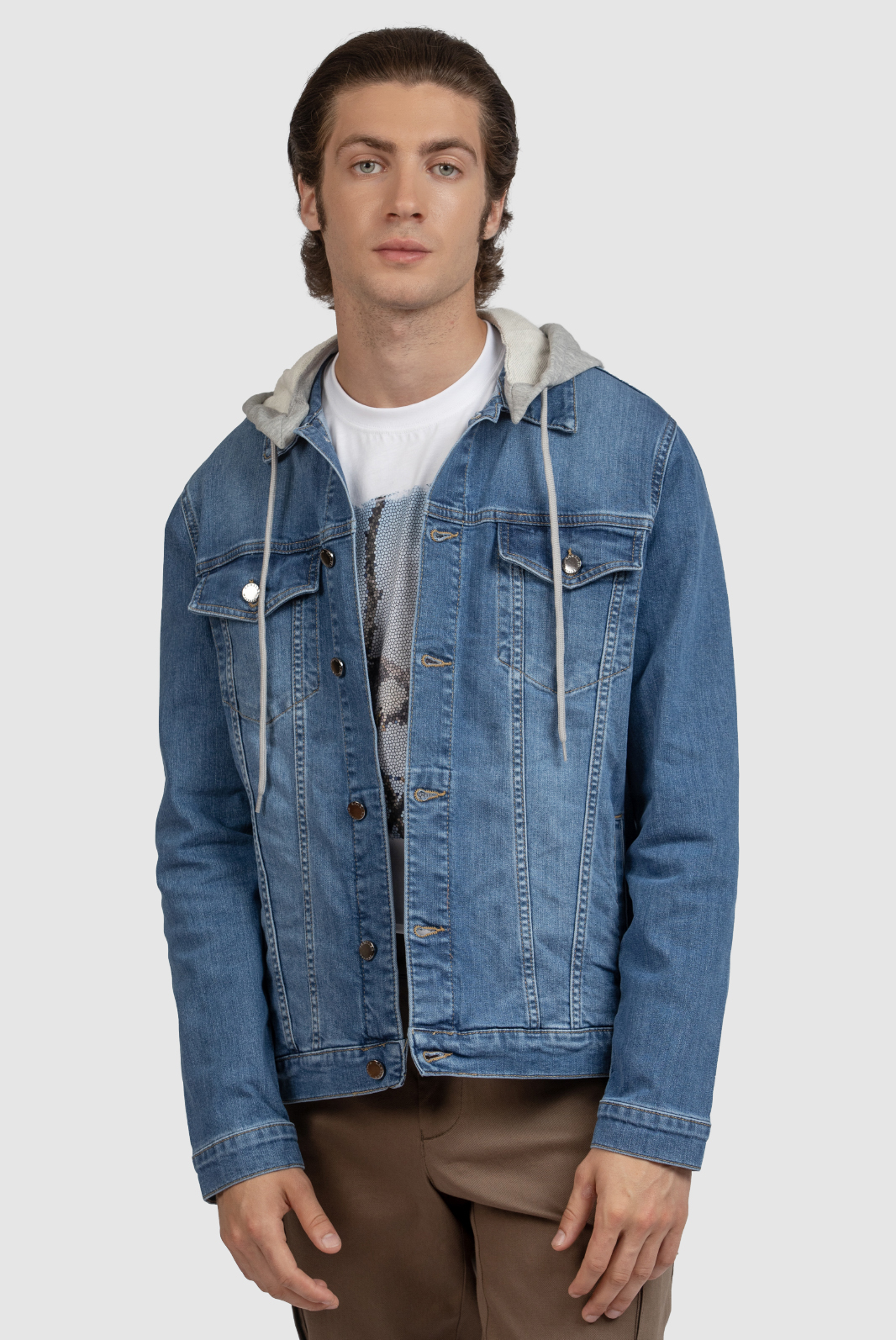 Джинсовая куртка мужская Kanzler 20S-JJW01-R/90 синяя S