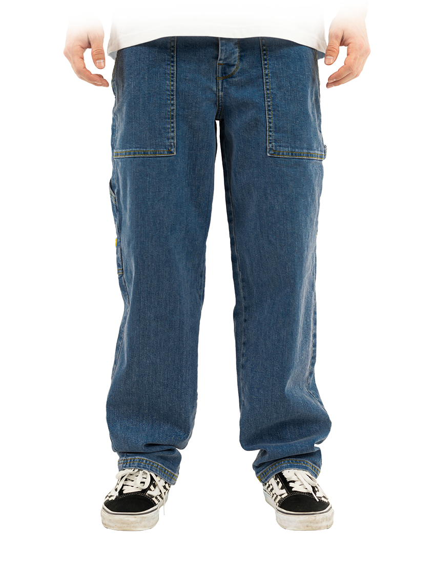 Джинсы унисекс HOMEBOY x-tra WORK Pants синие 3132 10185₽