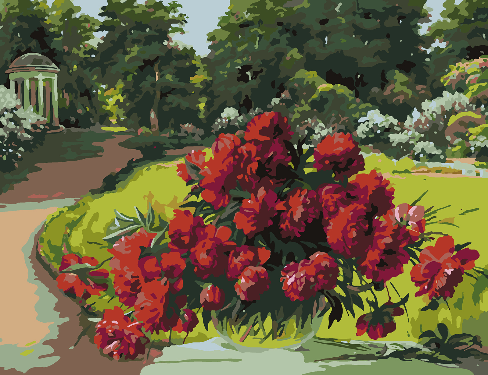 

Картина по номерам Красиво Красим Лето в Архангельском, 40 х 60 см, Лето в Архангельском