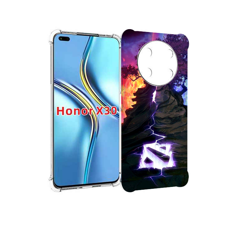 

Чехол MyPads dota 2 логотип для Honor X30 / Magic4 Lite 5G, Прозрачный, Tocco