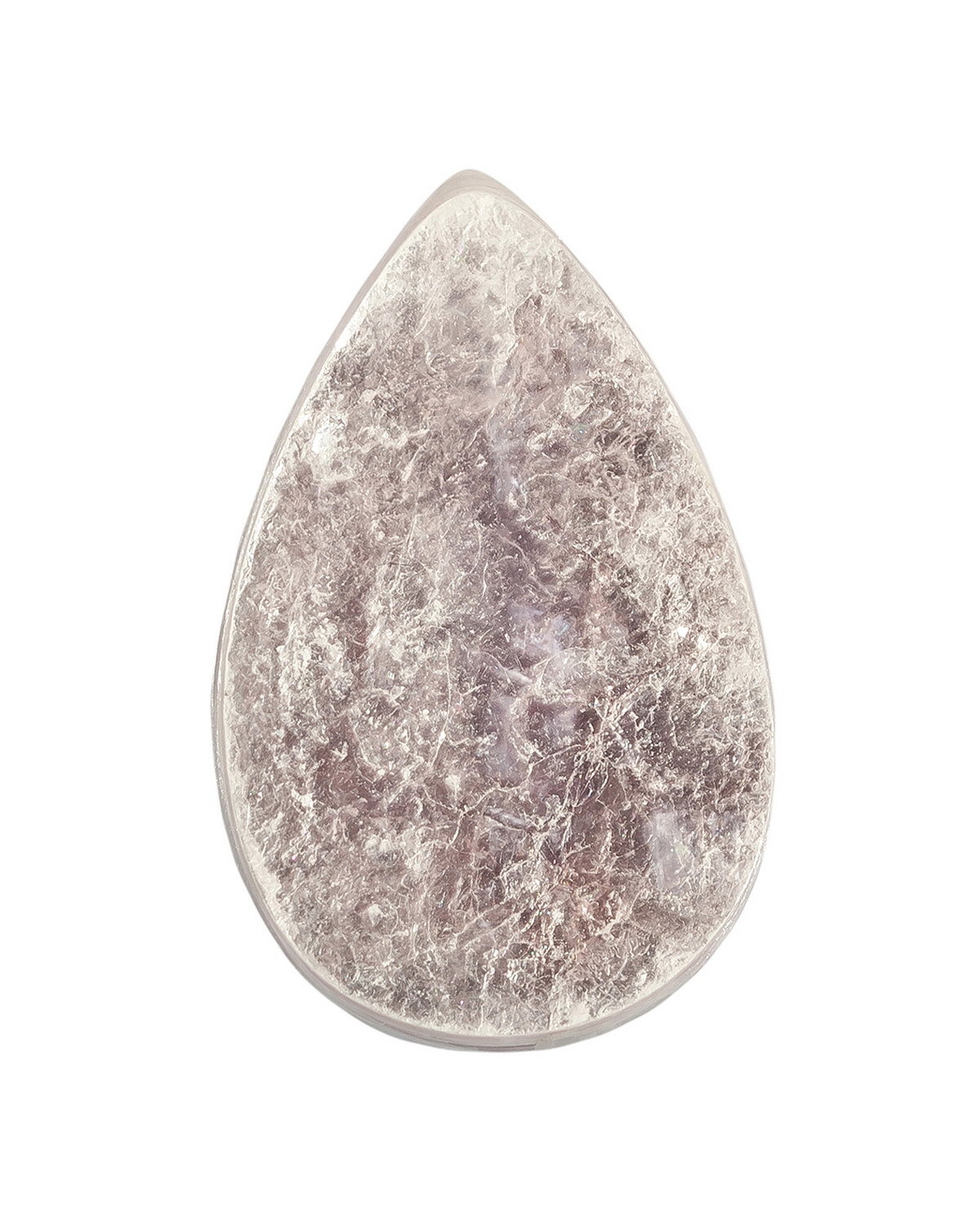 

Кабошон Kaboshon Лепидолит, размер 31х21х2 мм, вес 6 грамм, слюда лепидолита с мусковитом