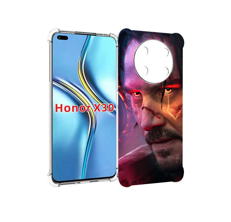 

Чехол MyPads cyberpunk 2077 Джонни Сильверхенд для Honor X30 / Magic4 Lite 5G, Прозрачный, Tocco