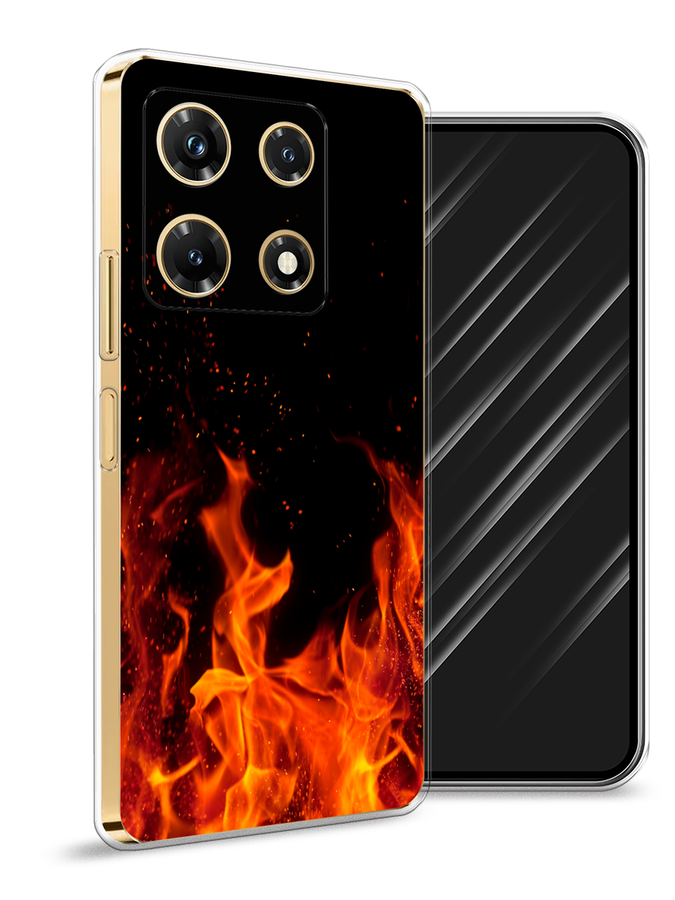 

Чехол Awog на Infinix Note 30 Pro, Оранжевый;черный, 3104550-4