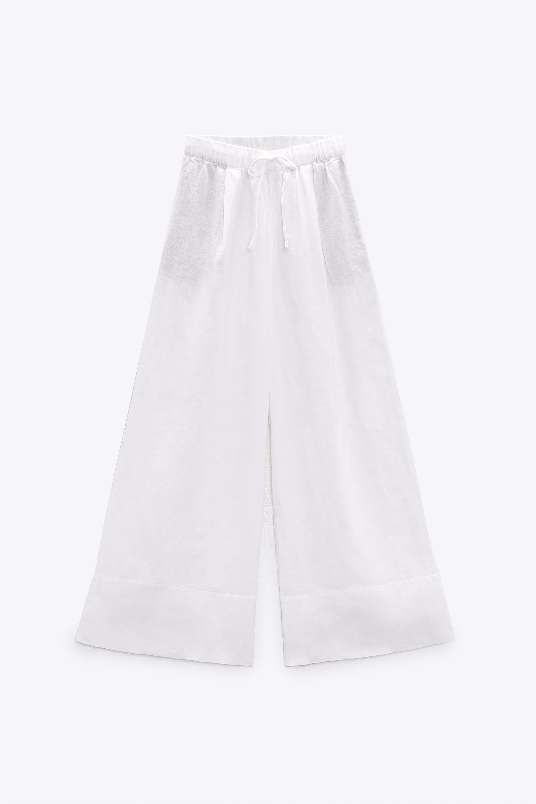 Брюки женские ZARA 04786086 белые M (доставка из-за рубежа)