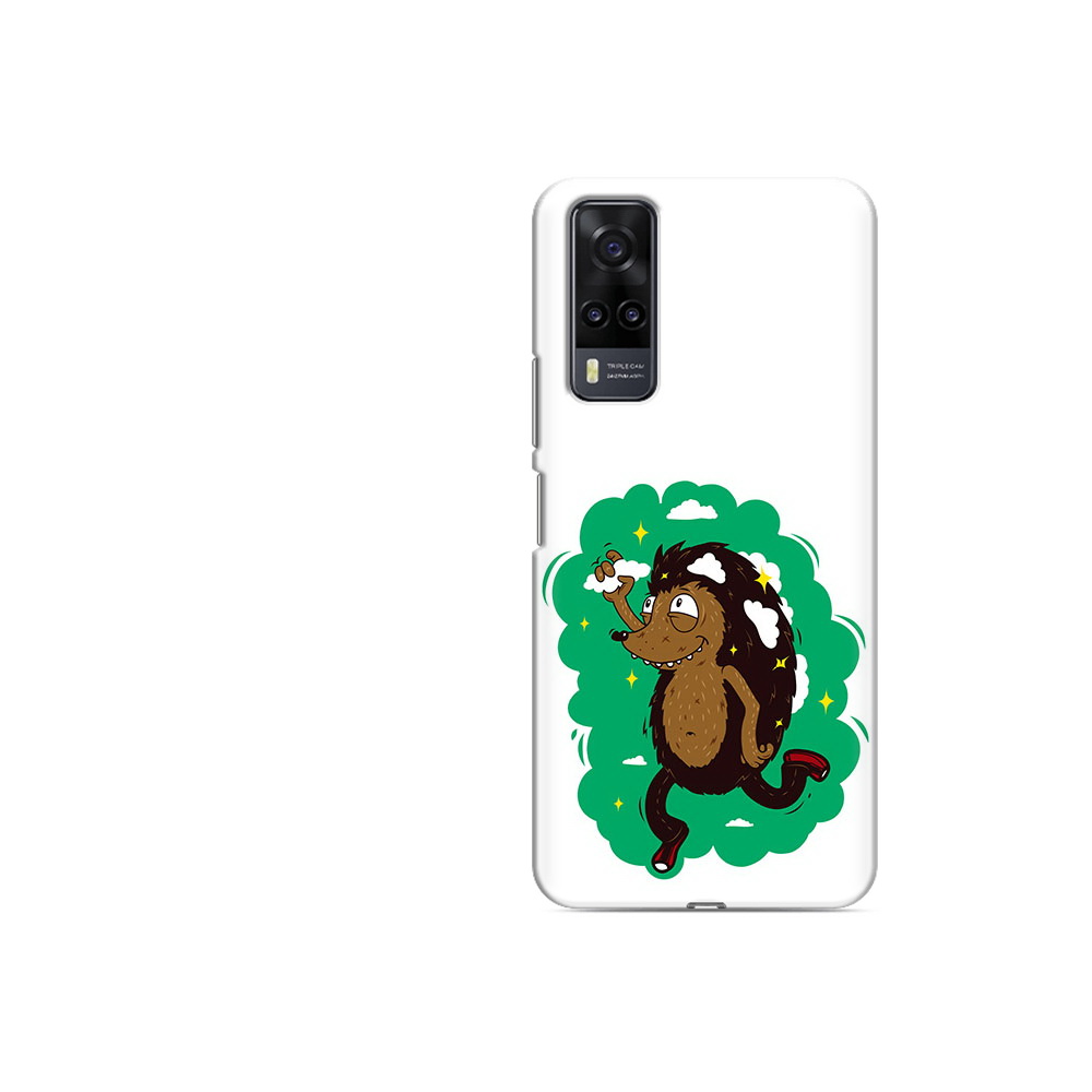 

Чехол MyPads Tocco для Vivo Y31 Ежик в облаках (PT157735.439.77), Прозрачный, Tocco