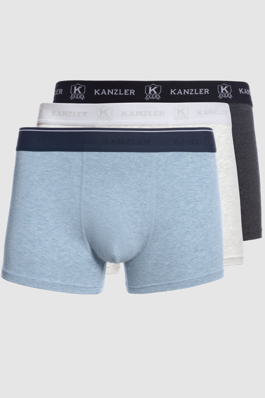 

Комплект трусов мужских Kanzler 2S-B79WT-0106-03/12/05 голубых; серых L, 2S-B79WT-0106-03/12/05