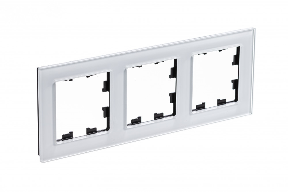 

Рамка трехпостовая ATLASDESIGN NATURE, СТЕКЛО БЕЛЫЙ Schneider Electric ATN320103, Nature