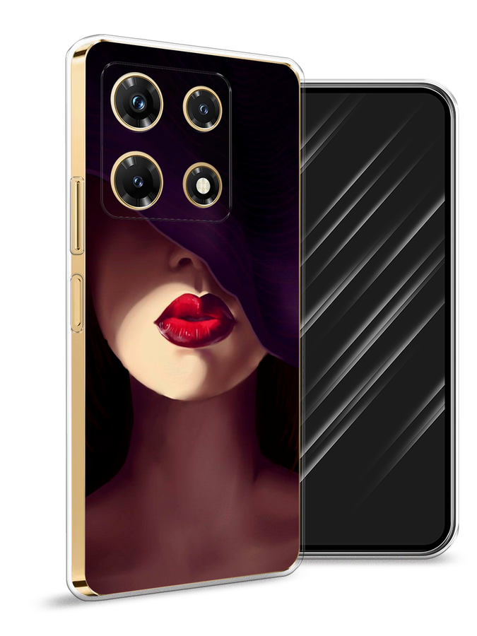 

Чехол Awog на Infinix Note 30 Pro, Черный;бежевый;красный, 3104550-7
