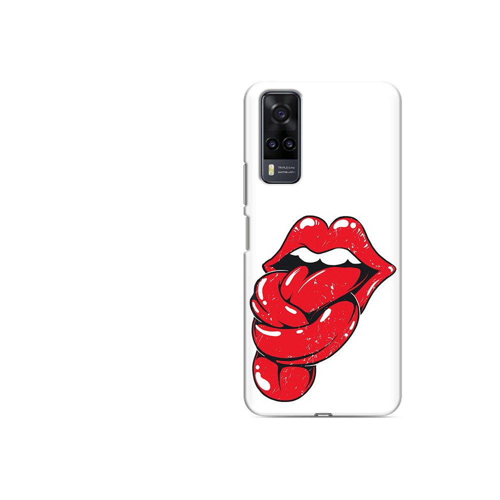 

Чехол MyPads Tocco для Vivo Y31 яркие губы с языком (PT157735.439.705), Прозрачный, Tocco