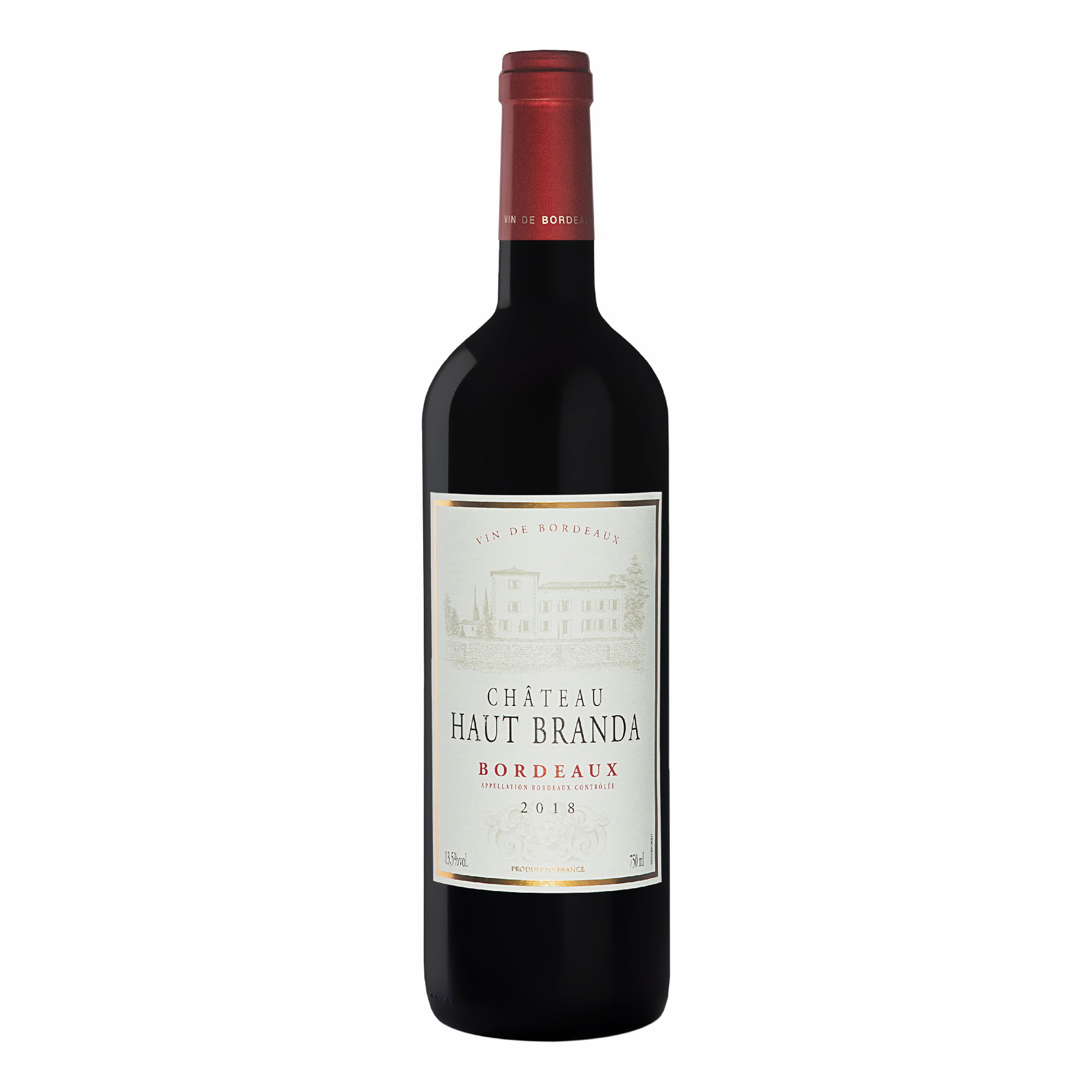 

Вино Chateau Haut Branda Bordeaux AOC красное сухое 12,5% 0,75 л