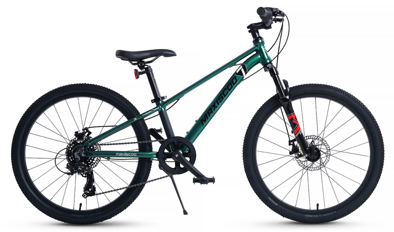 Подростковый велосипед Maxiscoo 7Bike Disc 24'' (2024) Зеленый 24