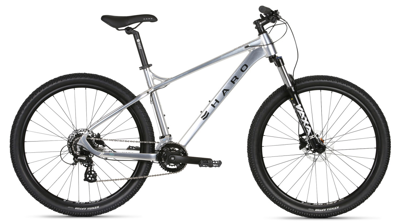 Горный велосипед Haro Double Peak 27.5 Sport (2021) Серебристый 18