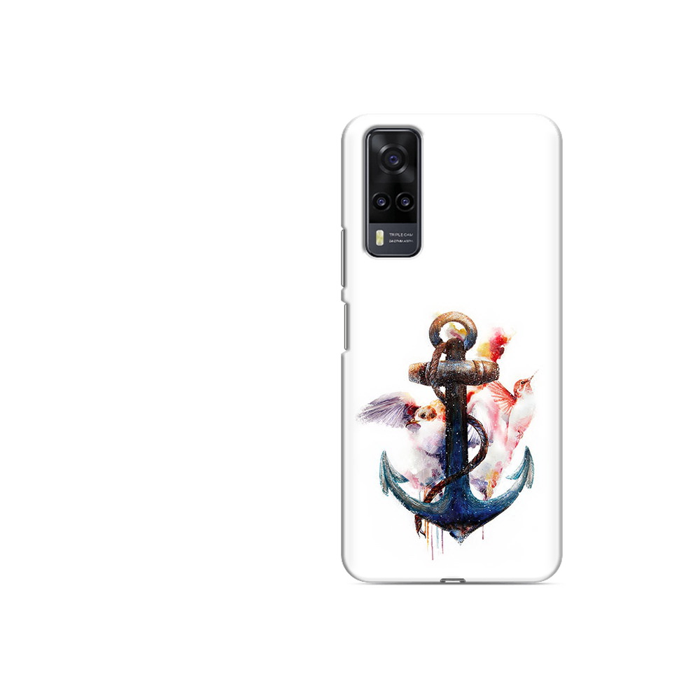 

Чехол MyPads Tocco для Vivo Y31 якорь с птицами (PT157735.439.703), Прозрачный, Tocco