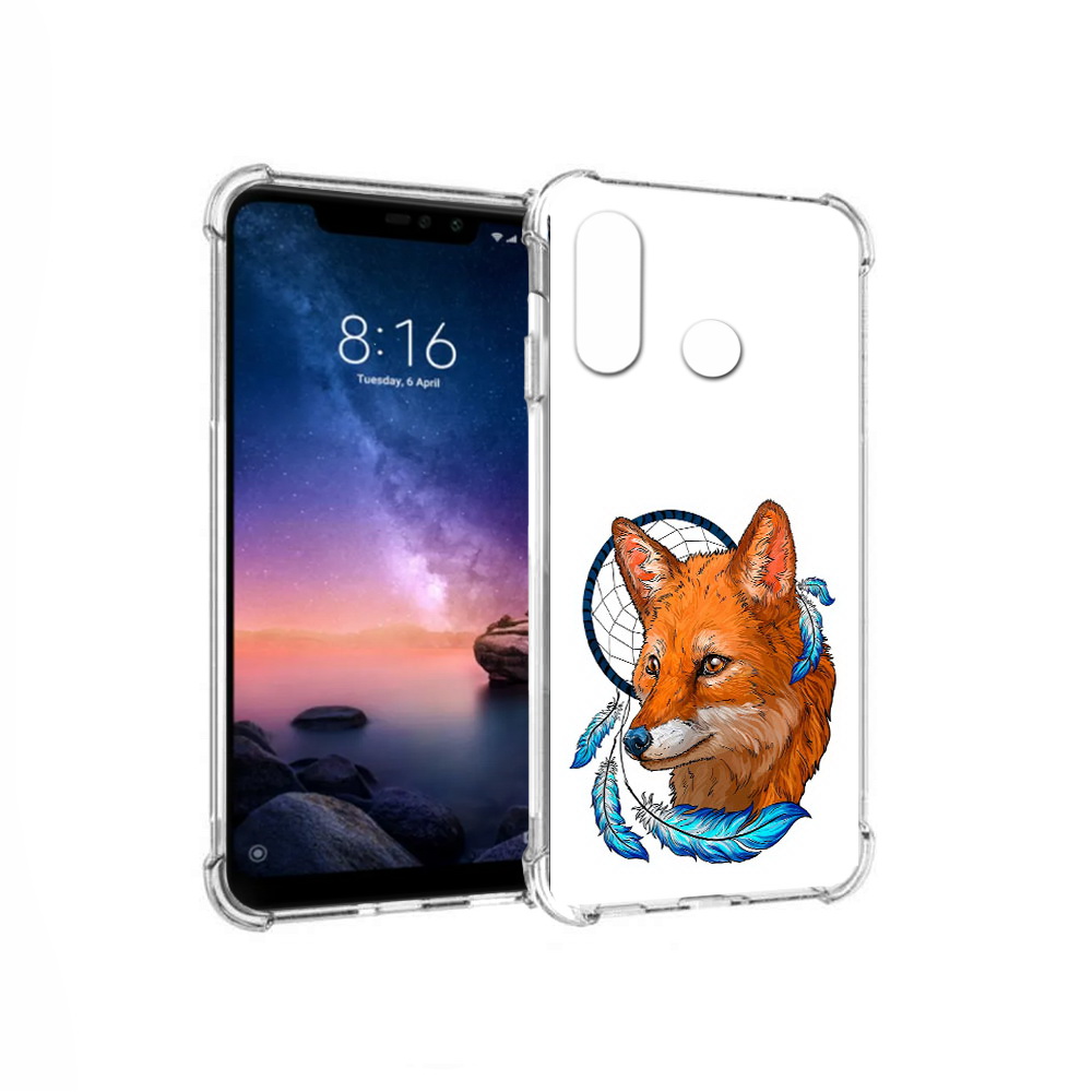 

Чехол MyPads Tocco для Xiaomi Redmi Note 6 лиса и ловец снов (PT118671.310.438), Прозрачный, Tocco