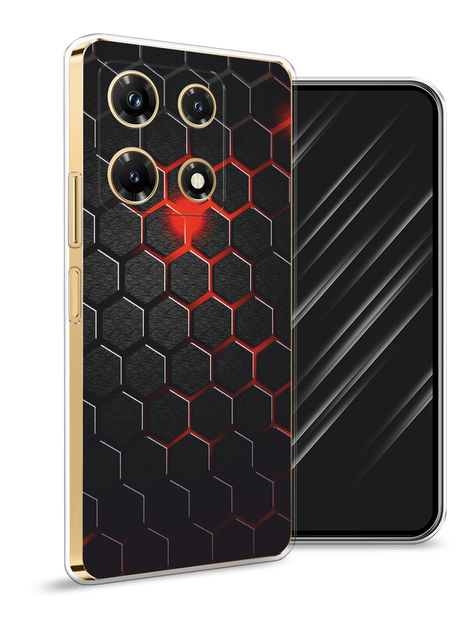 

Чехол Awog на Infinix Note 30 Pro, Красный;черный, 3104550-3