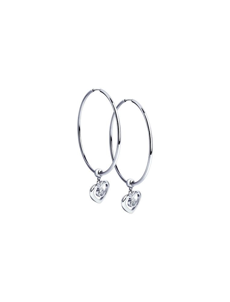 

Серьги из серебра с фианитом SOKOLOV 94023271, 94023271_k