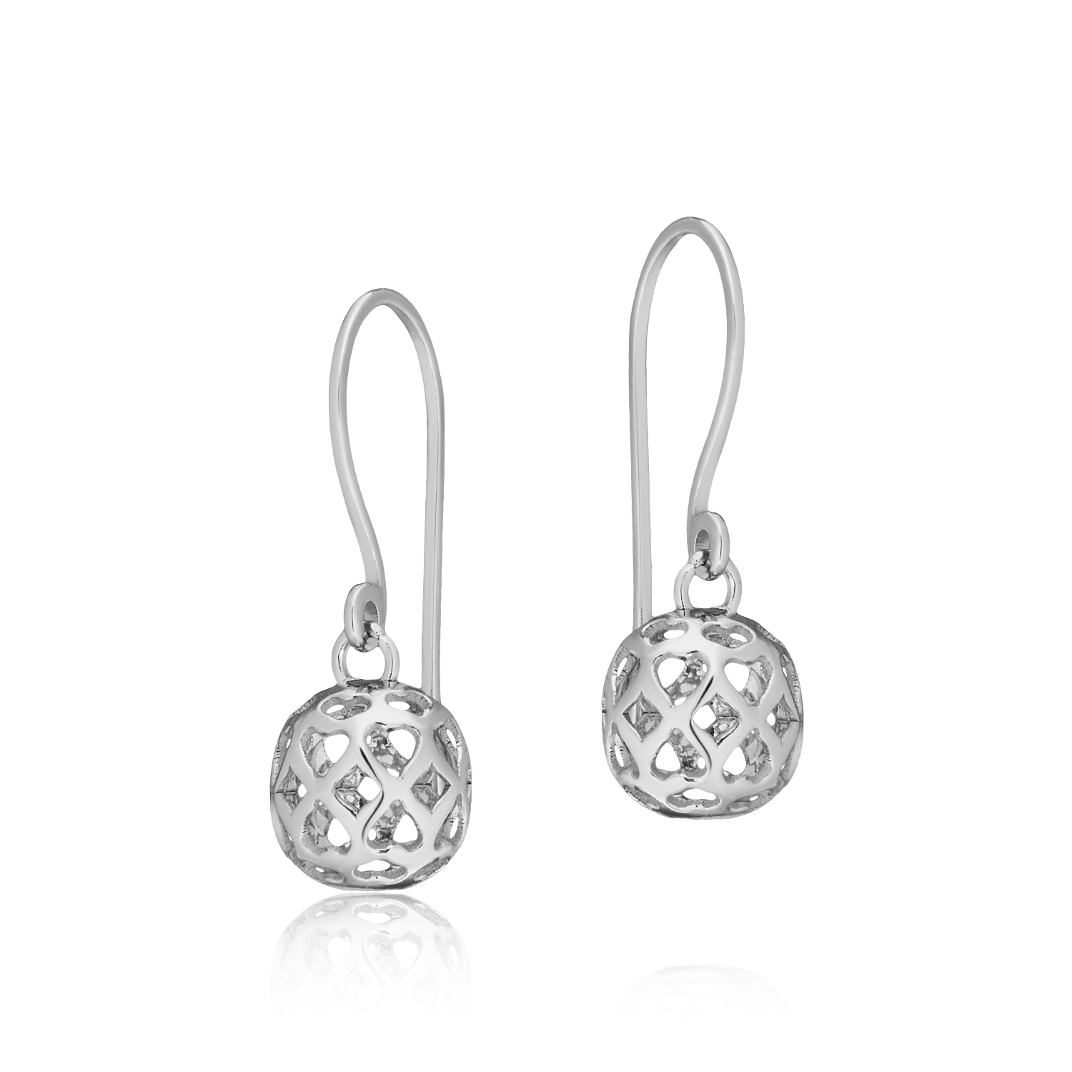 

Серьги из серебра без вставки ЮВЕЛИР КАРАТ 2028805/91