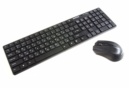 Беспроводной комплект клавиатура+мышь SmartBuy ONE SBC-229352G-K, чёрный