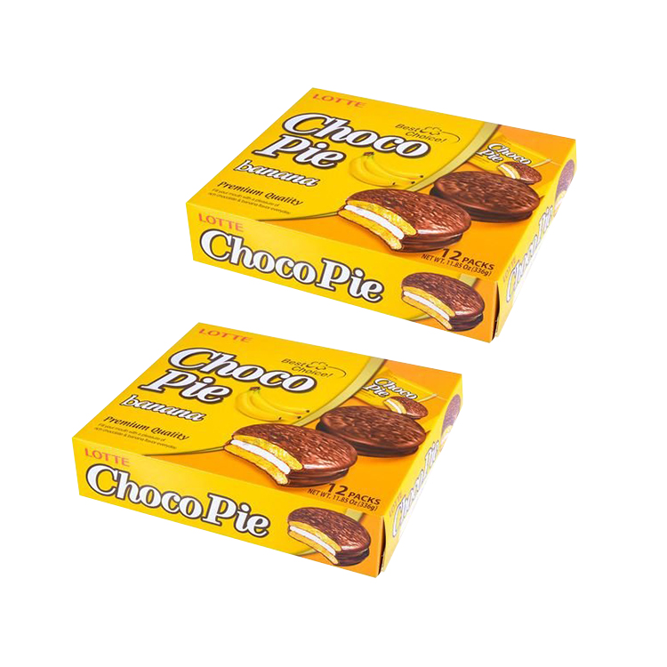 Печенье Choco Pie банан (2 шт. по 336 г)