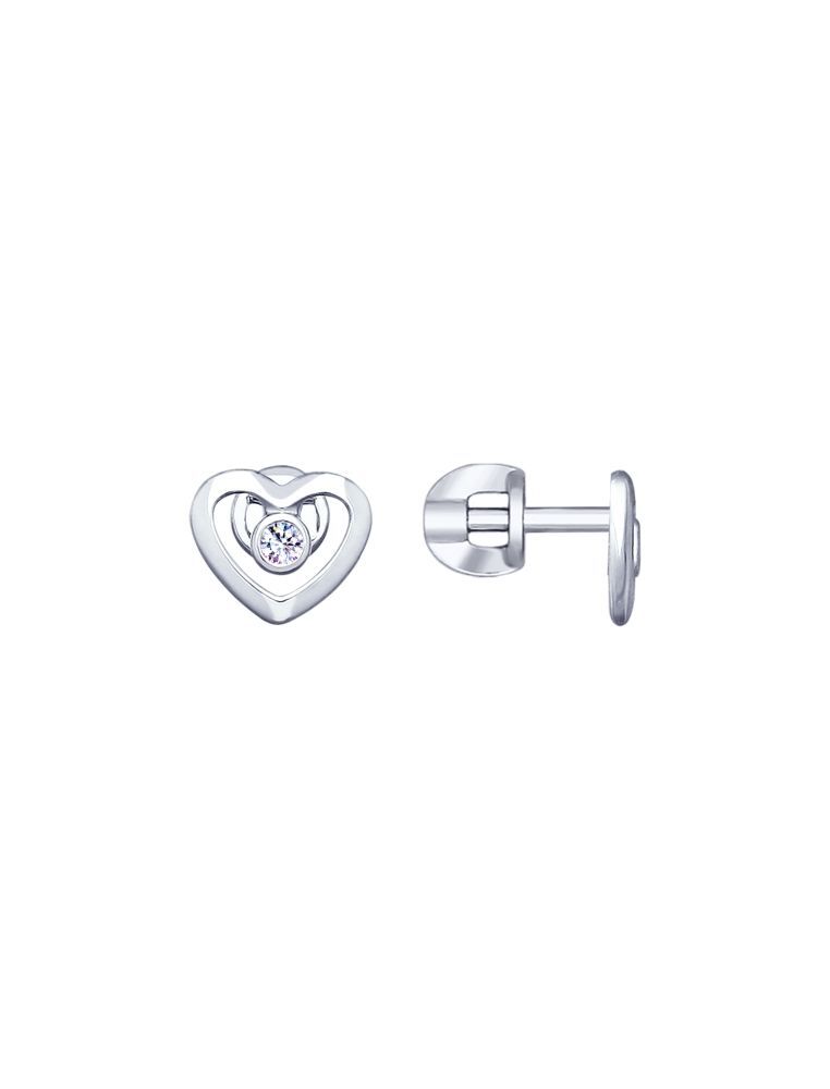 

Серьги из серебра с фианитом SOKOLOV 94023095, 94023095_k