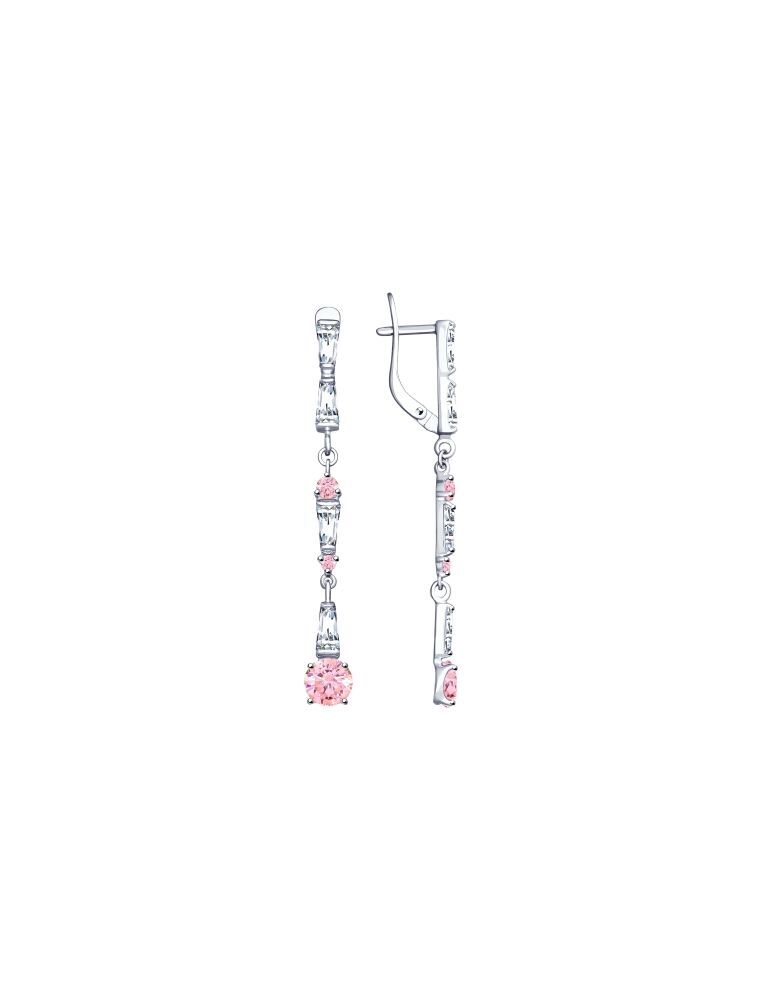 

Серьги из серебра с фианитом SOKOLOV 94023081, 94023081