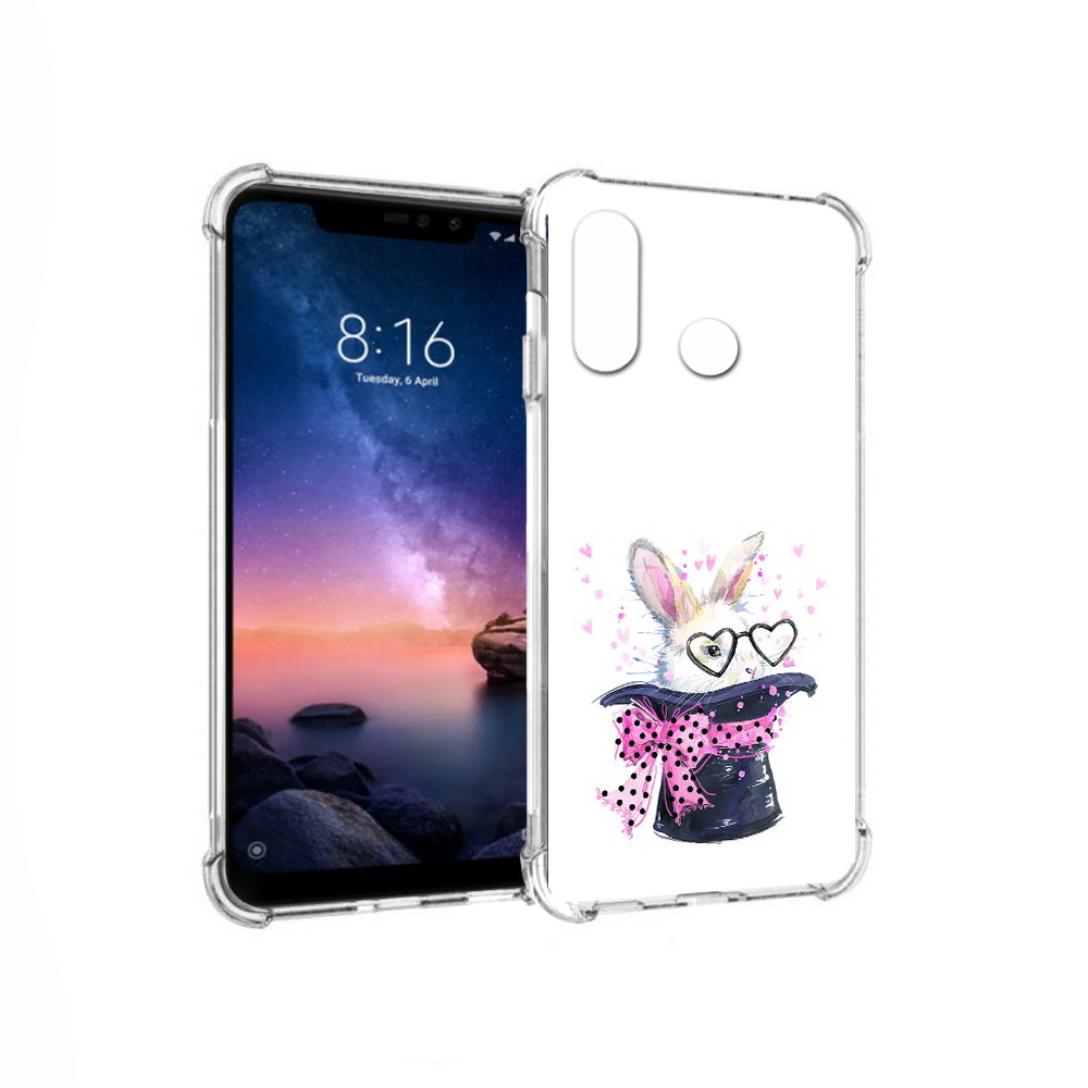 Чехол MyPads Tocco для Xiaomi Redmi Note 6 кролик в шляпе (PT118671.310.418)