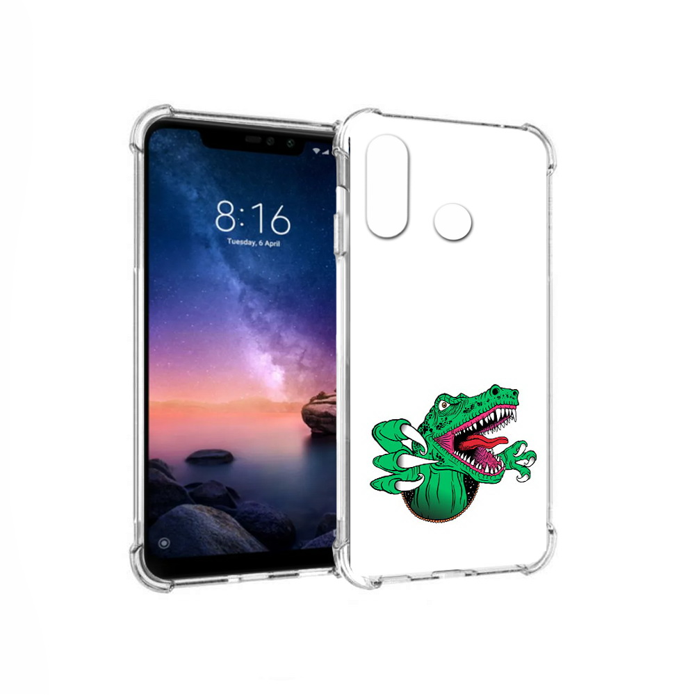 

Чехол MyPads Tocco для Xiaomi Redmi Note 6 крокодил (PT118671.310.417), Прозрачный, Tocco