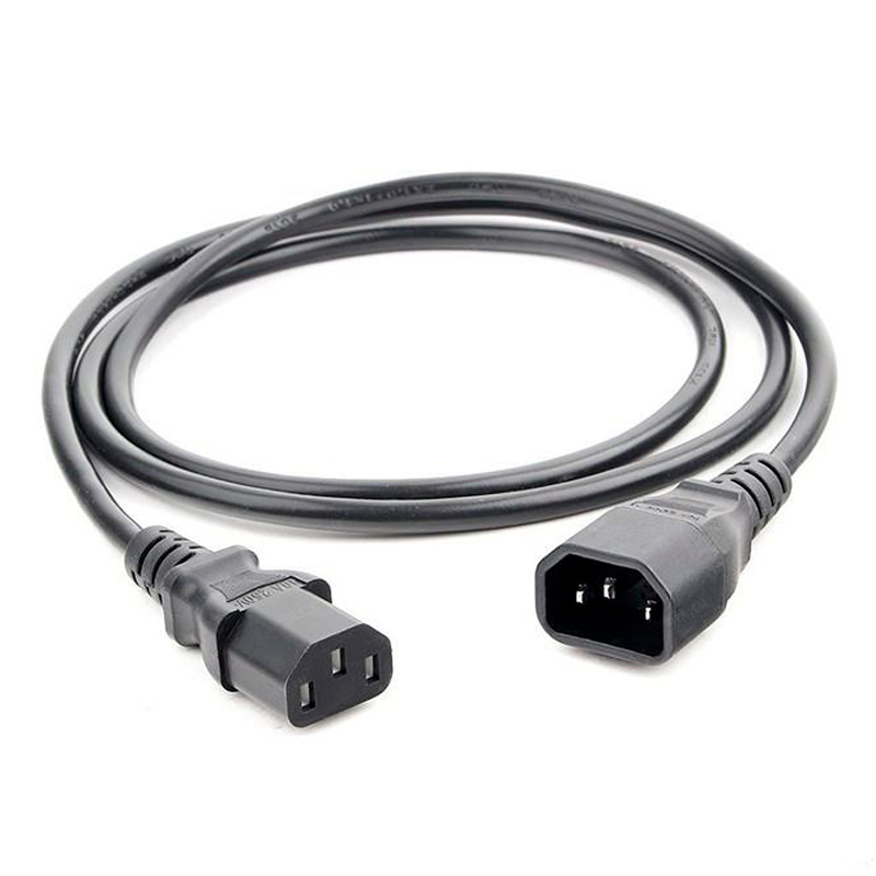 

Кабель Power Cube IEC C14 - IEC C13 вилка-розетка 1.8м (RPC-189BLPRO1.8 1.8m) черный