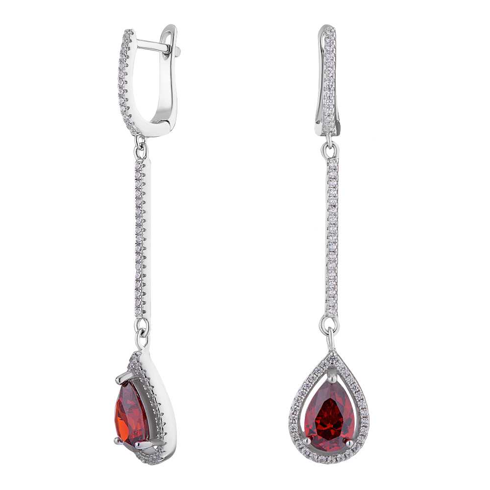 

Серьги из серебра с фианитом ЮВЕЛИР КАРАТ YE202051