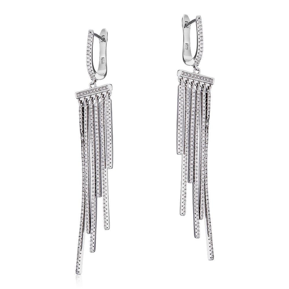 

Серьги из серебра с фианитом ЮВЕЛИР КАРАТ YPE6699-E1, YPE6699-E1