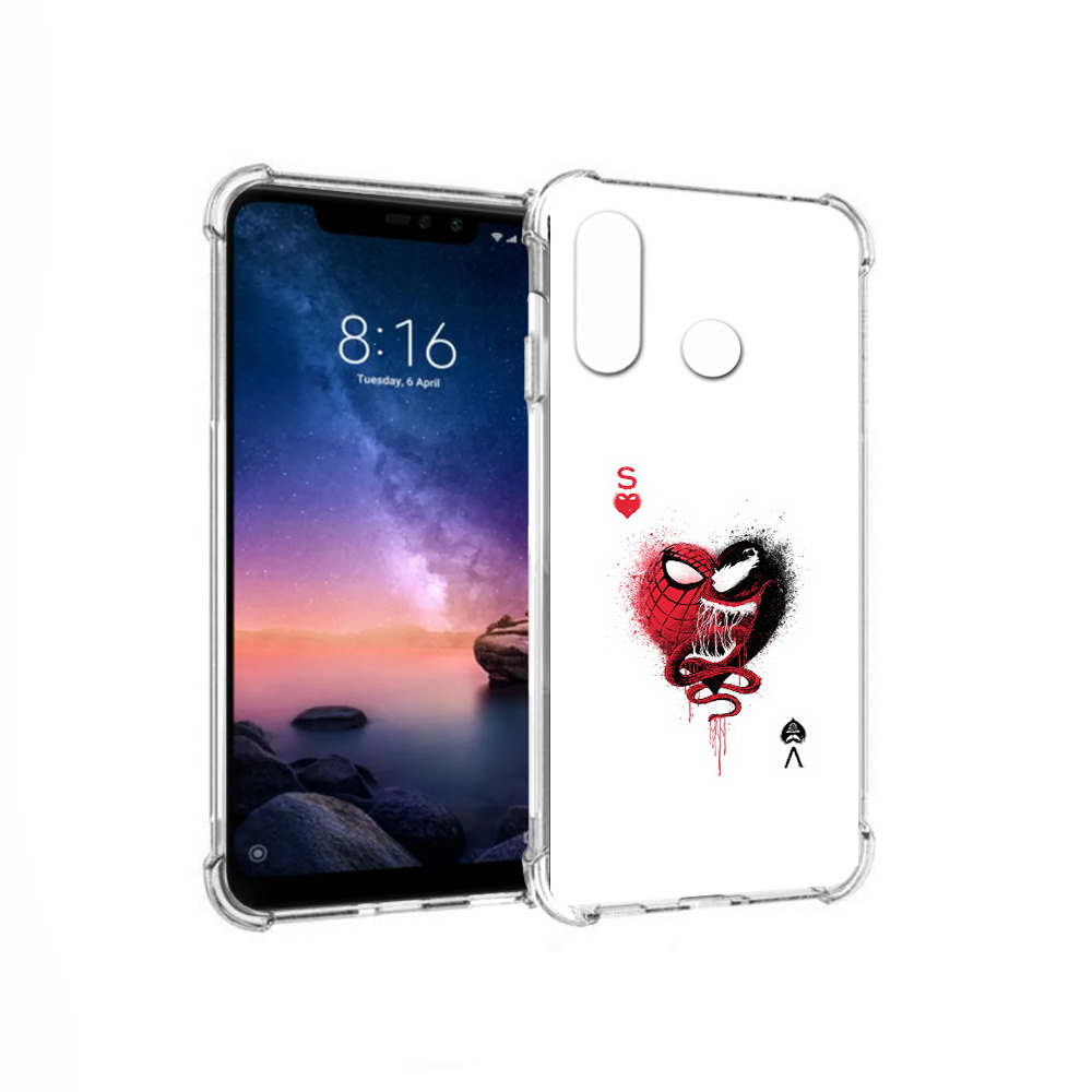 

Чехол MyPads Tocco для Xiaomi Redmi Note 6 Веном (PT118671.310.41), Прозрачный, Tocco
