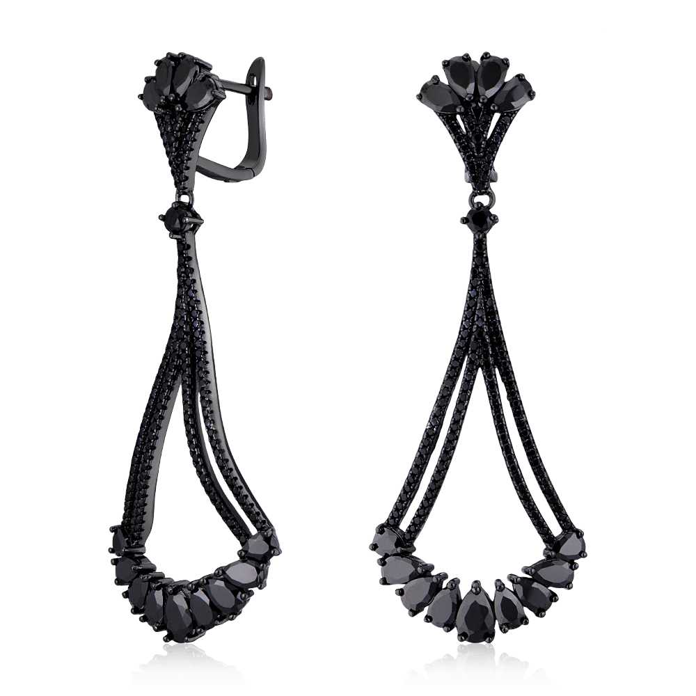 

Серьги из серебра с фианитом ЮВЕЛИР КАРАТ AA80056-E1