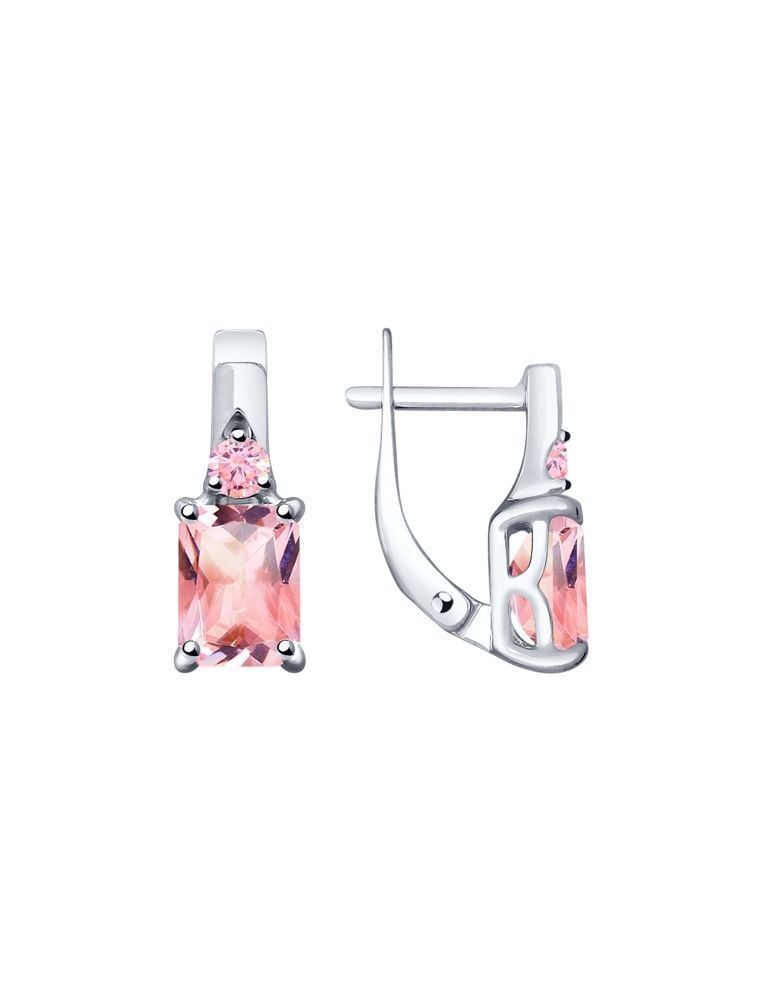 

Серьги из серебра с фианитом SOKOLOV 94023265, 94023265