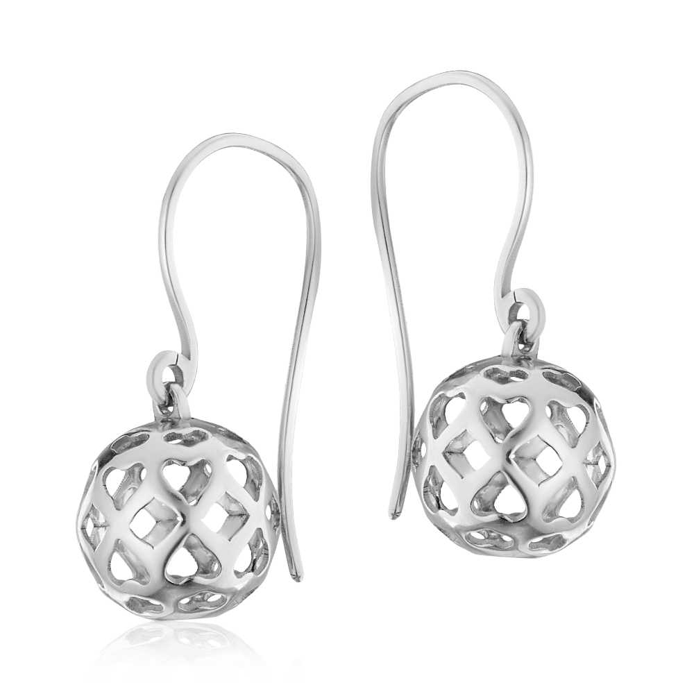 

Серьги из серебра без вставки ЮВЕЛИР КАРАТ 2028805/9