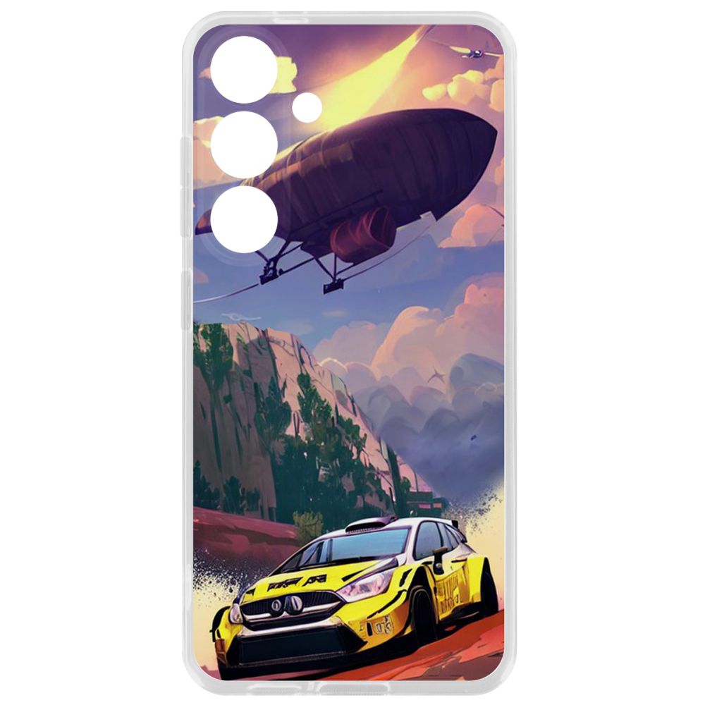 

Чехол-накладка Krutoff Clear Case Гонка для Samsung Galaxy S24, Прозрачный