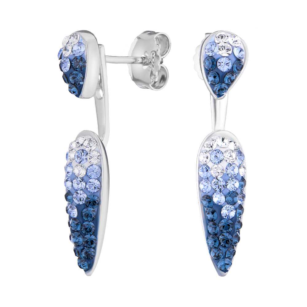 

Серьги из серебра c кристаллами Swarovski ЮВЕЛИР КАРАТ 1204C01073