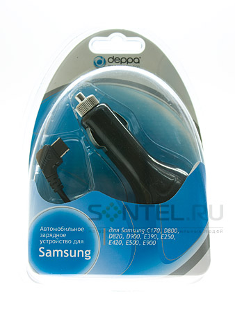 Автомобильное зарядное устройство для Samsung D800, Deppa