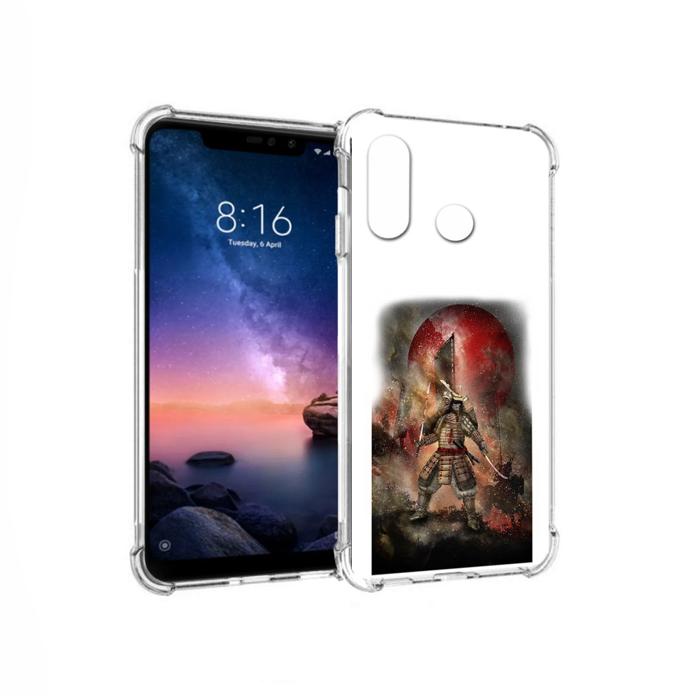 

Чехол MyPads Tocco для Xiaomi Redmi Note 6 китайскийвоин (PT118671.310.388), Прозрачный, Tocco