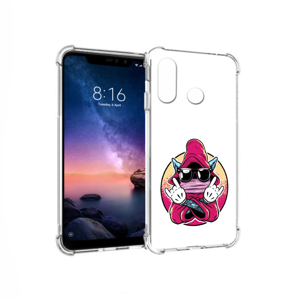 

Чехол MyPads Tocco для Xiaomi Redmi Note 6 йоу (PT118671.310.382), Прозрачный, Tocco