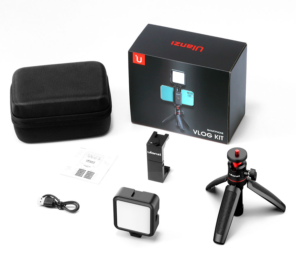 Штатив Ulanzi Smartphone Vlog Kit 6 в наборе