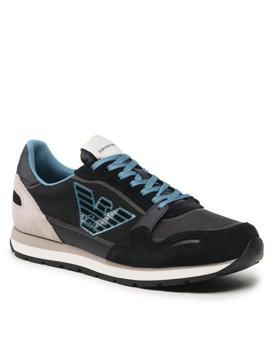 

Кроссовки X4X537 XN730 S432 Emporio Armani синий 42 EU, X4X537 XN730 S432