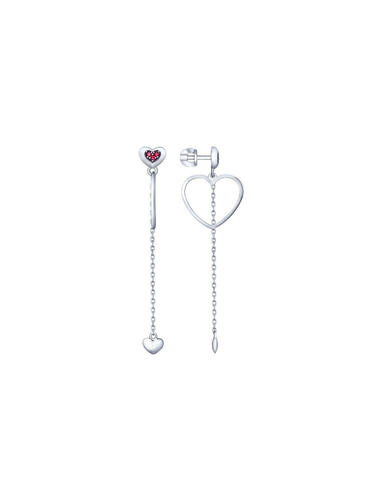 

Серьги из серебра с корундом SOKOLOV 94023124, 94023124_k