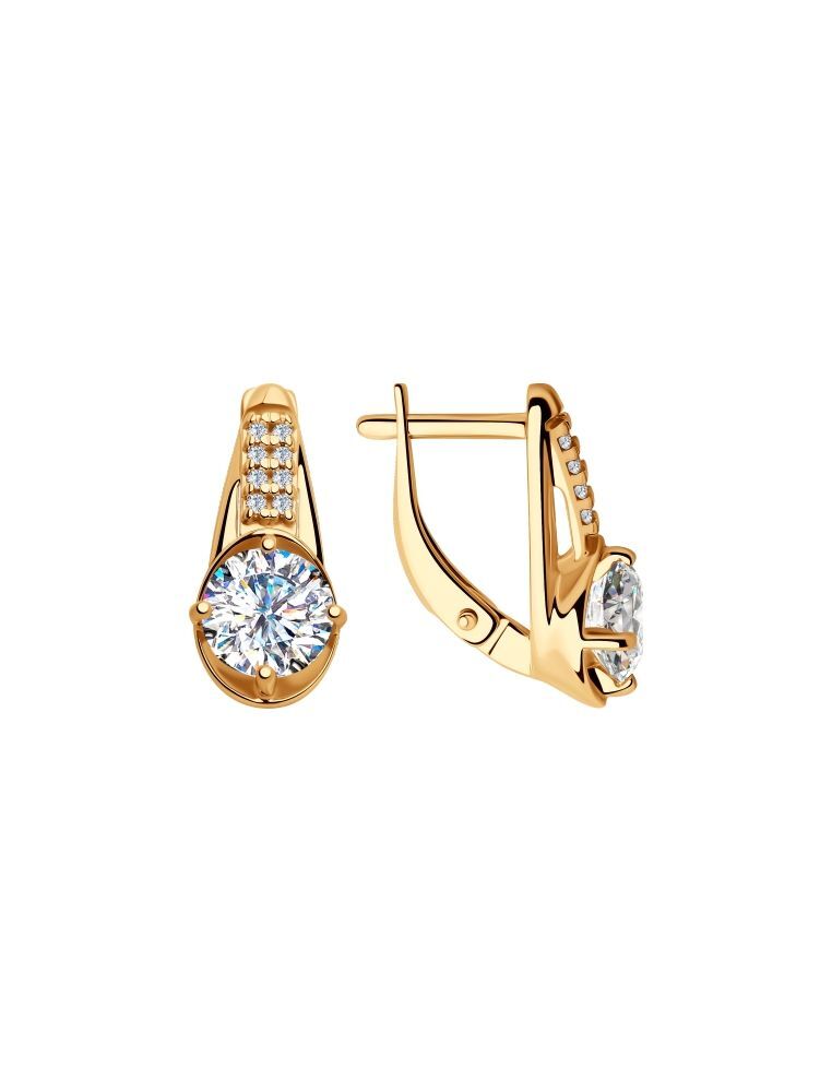 

Серьги из серебра с фианитом SOKOLOV 93020927, 93020927_k
