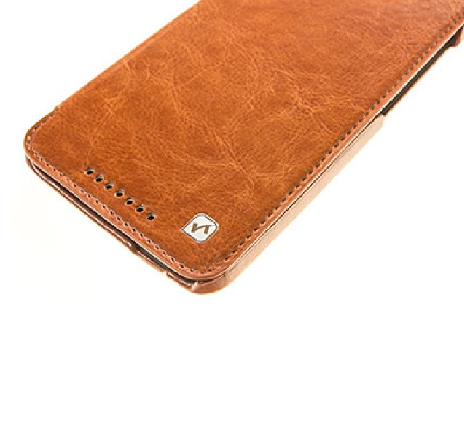 

Футляр-книга боковой Hoc Crystal Leather для HTC One Max brown, Коричневый