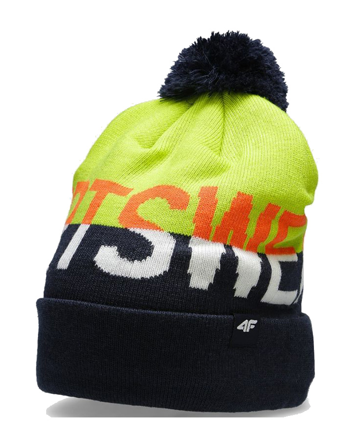 

Шапка бини унисекс 4F UNISEX CAPS зеленая, р. 52-56