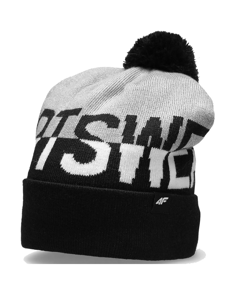 

Шапка бини унисекс 4F UNISEX CAPS серая, р. 56-62